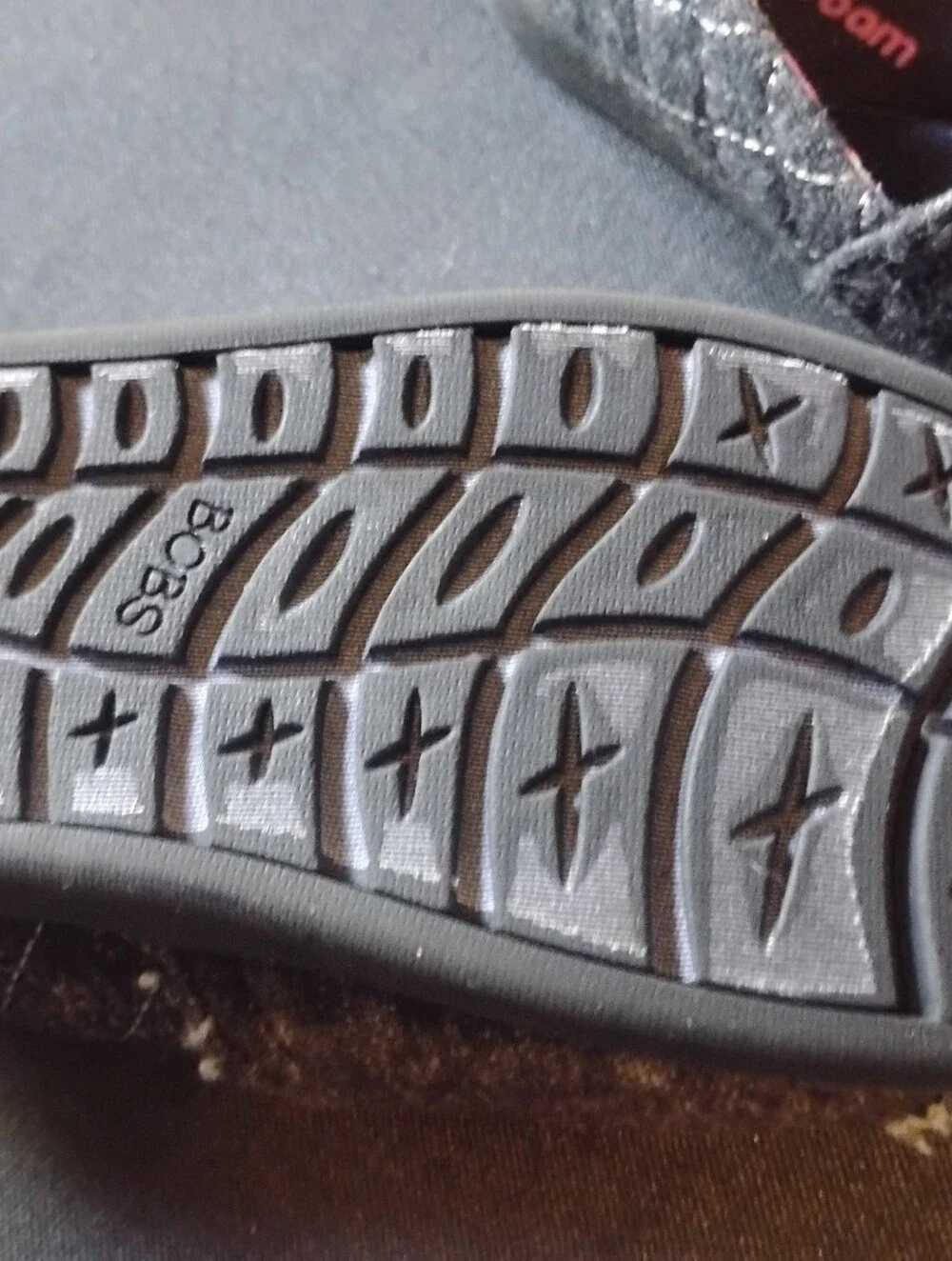 BOBS from Skechers Black Girls Slip-On Shoes with Multicolor Bow